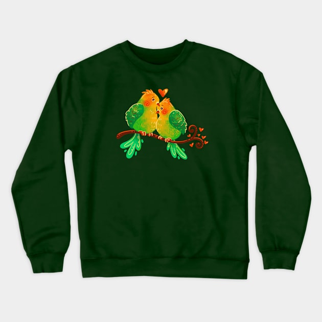 Birds on a Branch Crewneck Sweatshirt by Alexandra Franzese